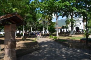 Plaza Principal in Girón, Santander, Colombia