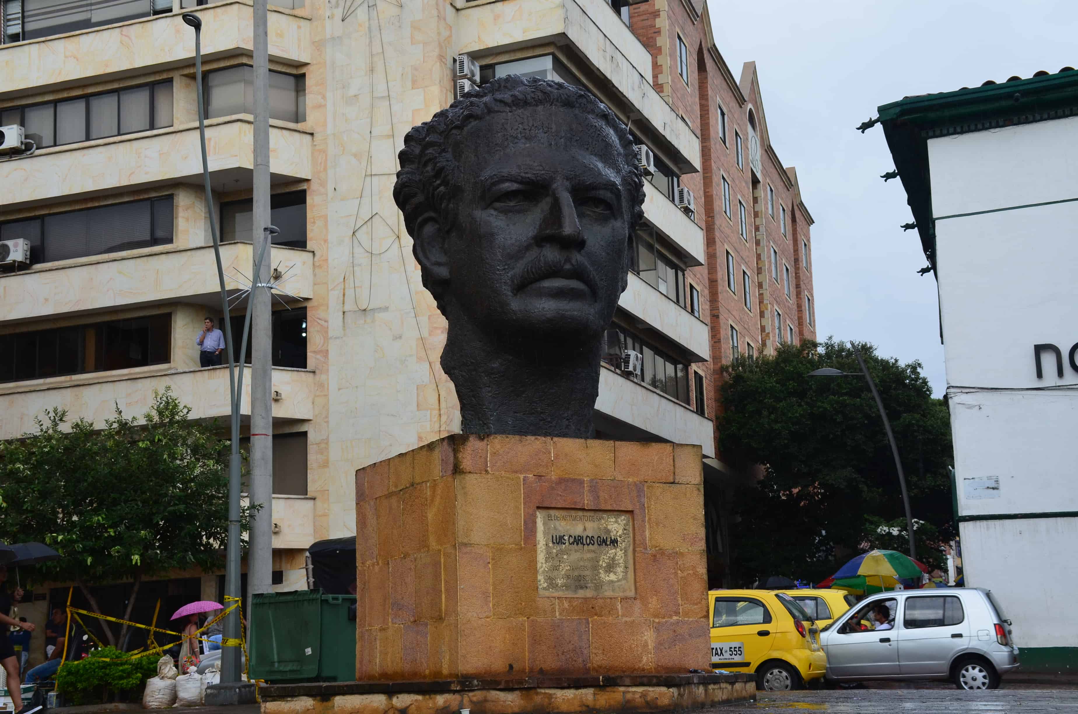 Bust of Luis Carlos Galán in Bucaramanga, Santander, Colombia