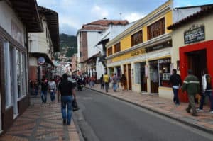 Calle Real in Pamplona, Norte de Santander, Colombia