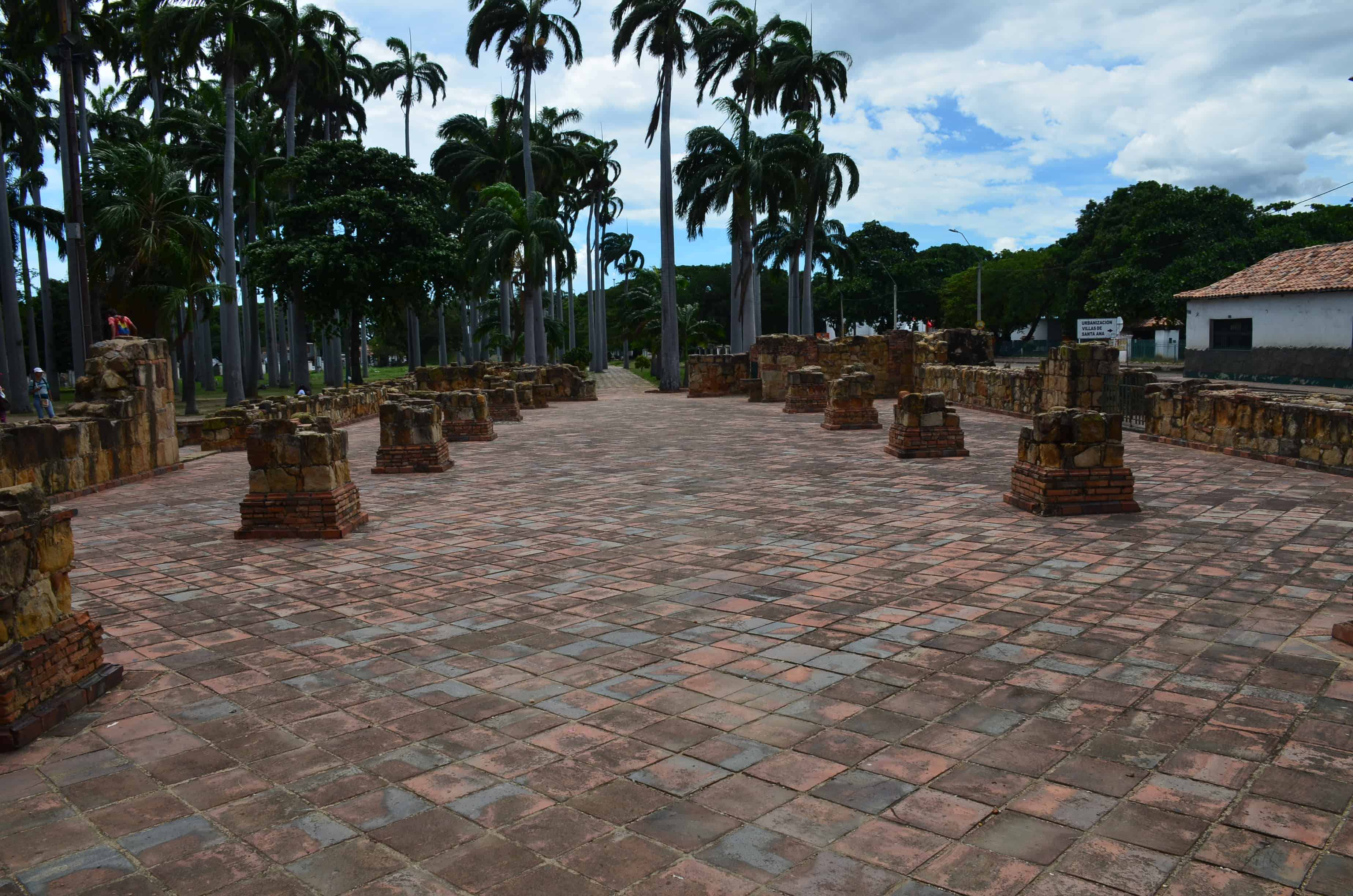 The former nave of the Historic Temple at Gran Colombia Park in Villa del Rosario, Norte de Santander, Colombia
