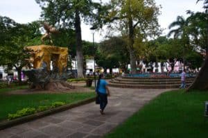 Parque La Libertad in San Gil, Santander, Colombia