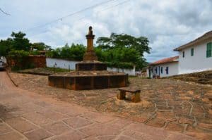 Piedra de Bolívar in Barichara, Santander, Colombia