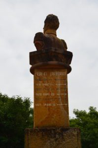 Piedra de Bolívar in Barichara, Santander, Colombia
