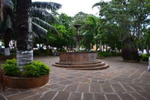 Plaza Principal in Barichara, Santander, Colombia