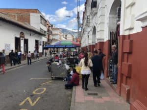 Outside Casa de Mercado in Pamplona, Norte de Santander, Colombia