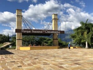Plaza de las Banderas at Parque Nacional del Chicamocha in Santander, Colombia