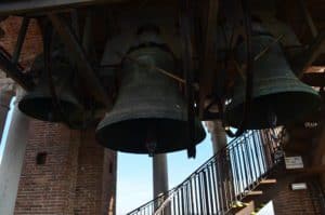 The bells at Torre dei Lamberti in Verona, Italy