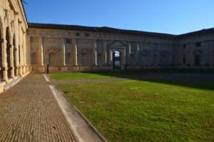 Main building at Palazzo Te in Mantua, Italy