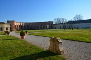 Courtyard of Honor at Palazzo Te in Mantua, Italy