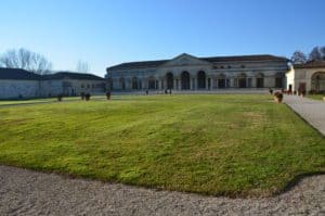 Courtyard of Honor at Palazzo Te in Mantua, Italy