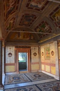 Apartments of the Secret Garden at Palazzo Te in Mantua, Italy