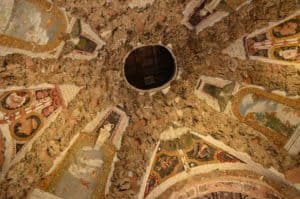 Grotto at the Apartments of the Secret Garden at Palazzo Te in Mantua, Italy