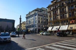 Piazza Garibaldi in Padua, Italy