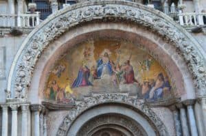 The Appearance of Christ the Judge at the Basilica di San Marco in Venice, Italy