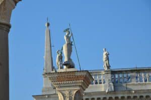 Statue of Saint Theodore in Venice, Italy