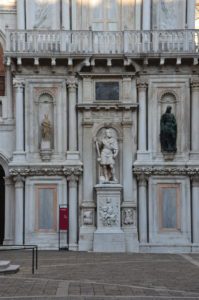 Porticato Foscari at the Palazzo Ducale in Venice, Italy