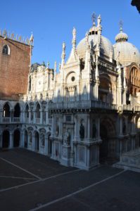 Porticato Foscari at the Palazzo Ducale in Venice, Italy