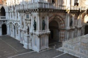 Porticato Foscari at the Palazzo Ducale in Venice, Italy