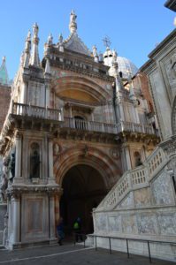 Arco Foscari at the Palazzo Ducale in Venice, Italy