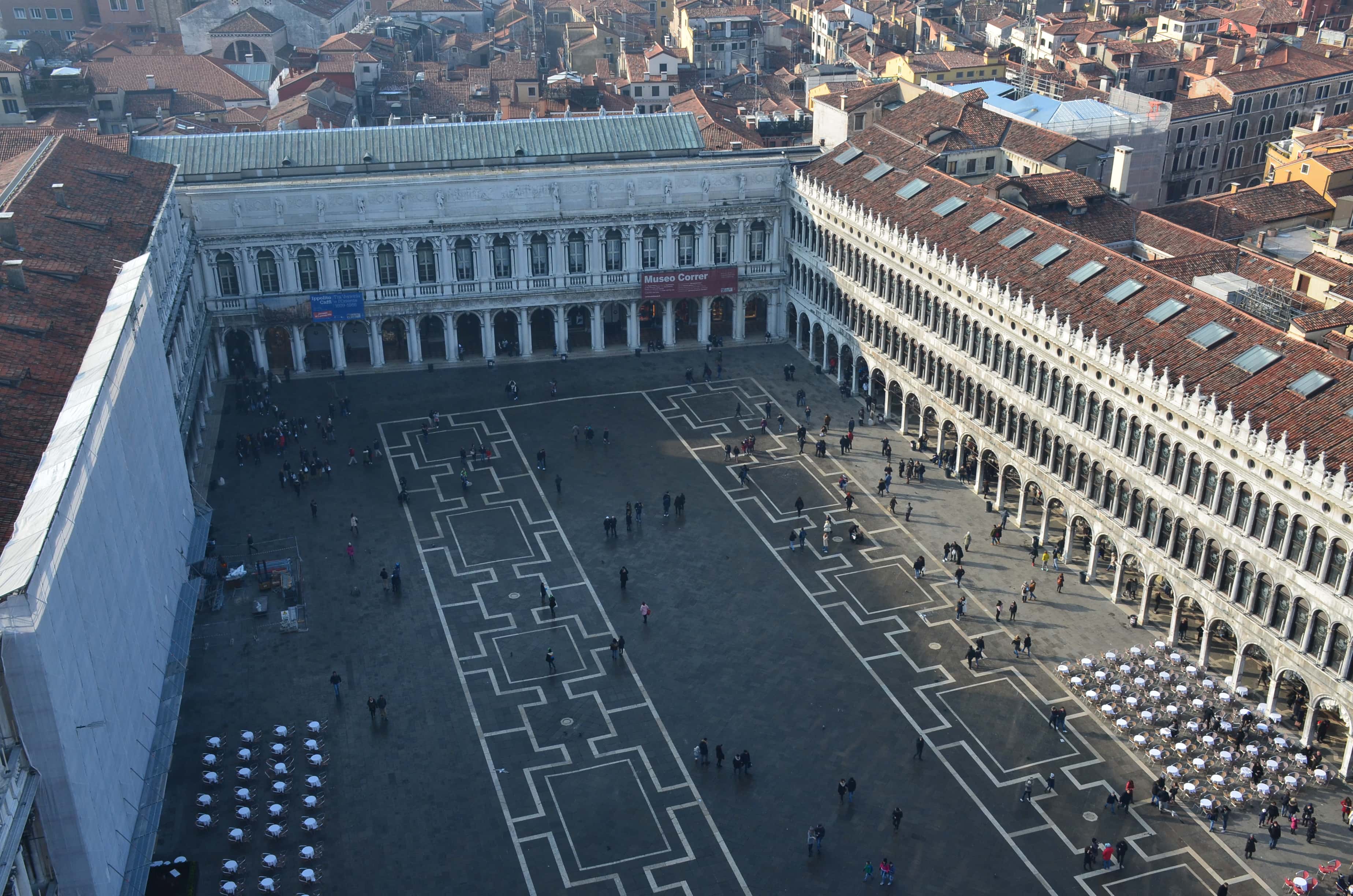 Piazza San Marco from Saint Mark's Campanile in Venice, Italy