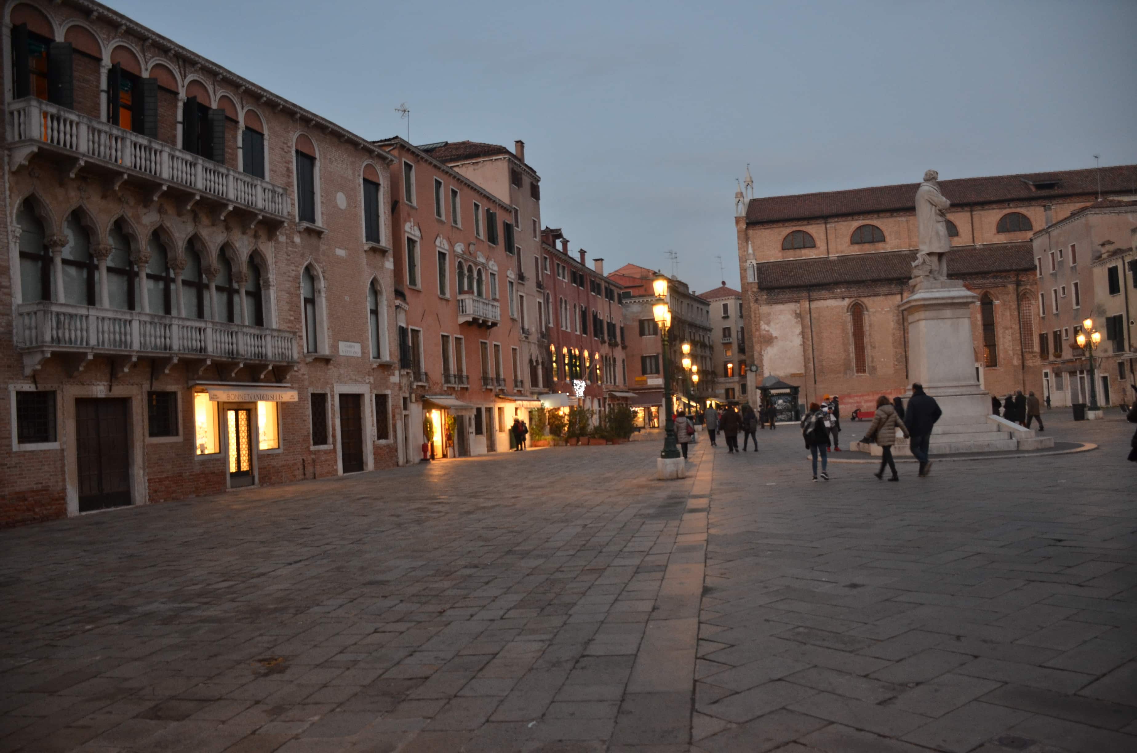 Campo Santo Stefano in Venice, Italy