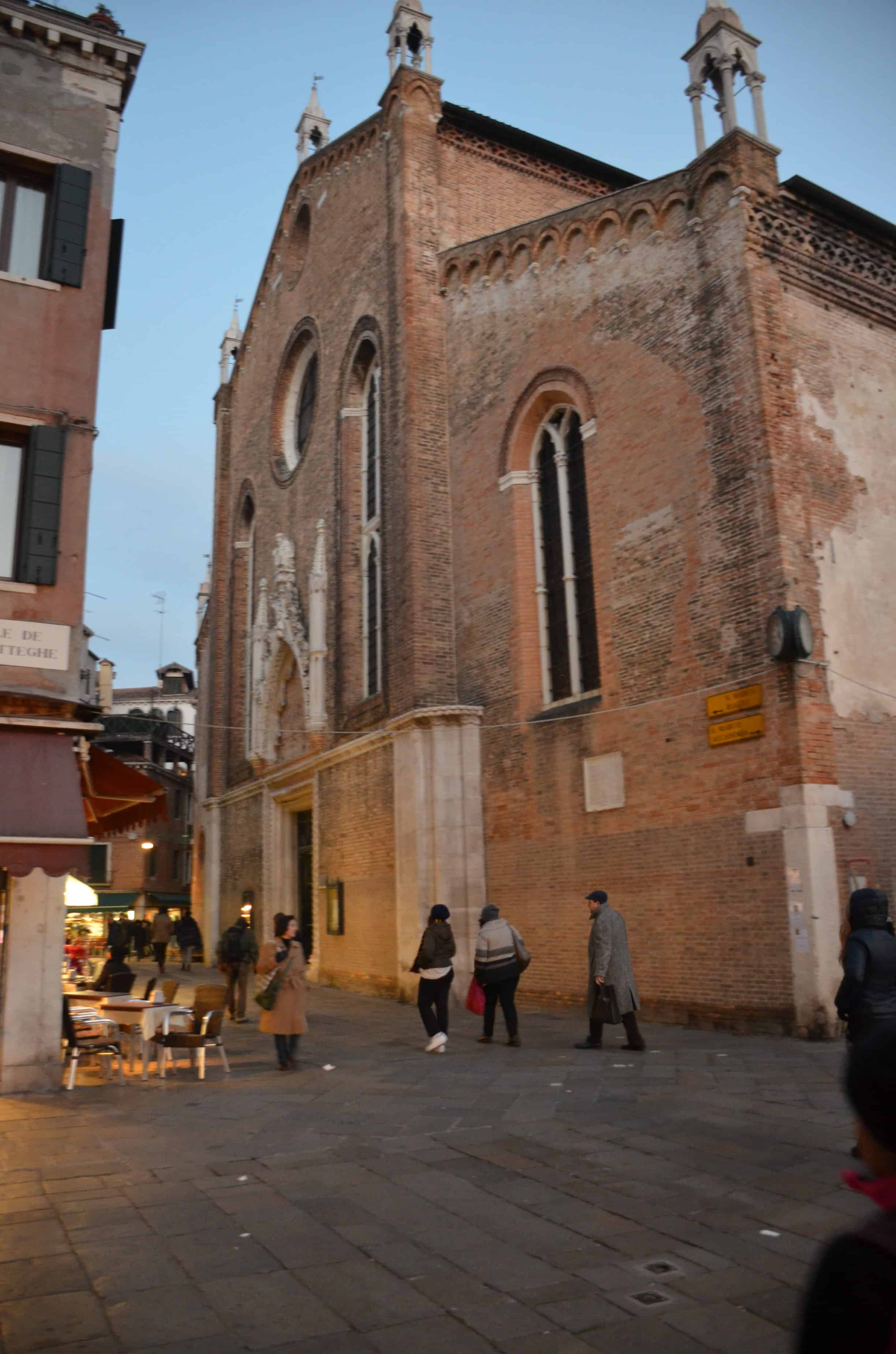 Church of Santo Stefano in Venice, Italy