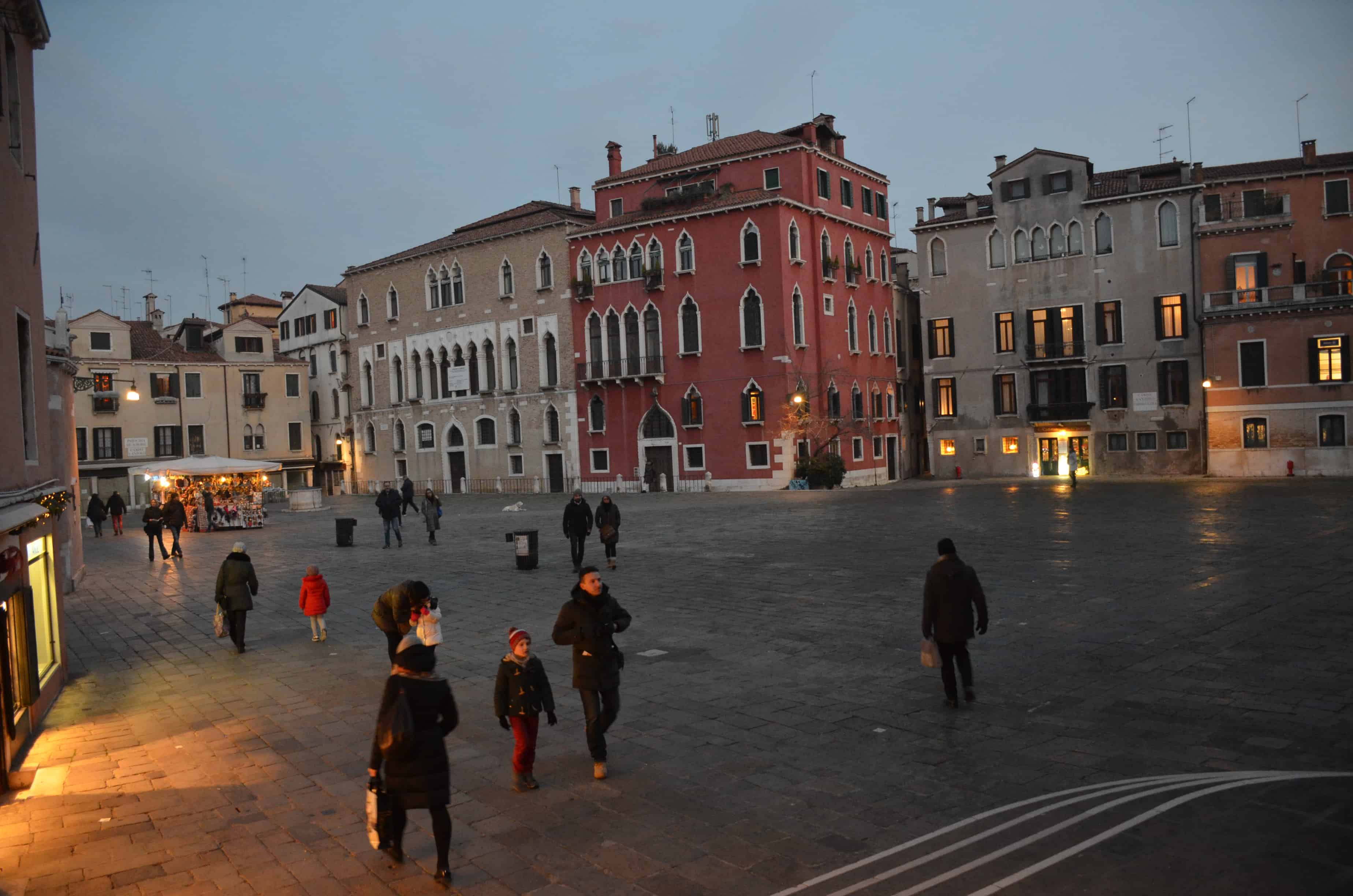 Campo Sant'Anzolo in Venice, Italy