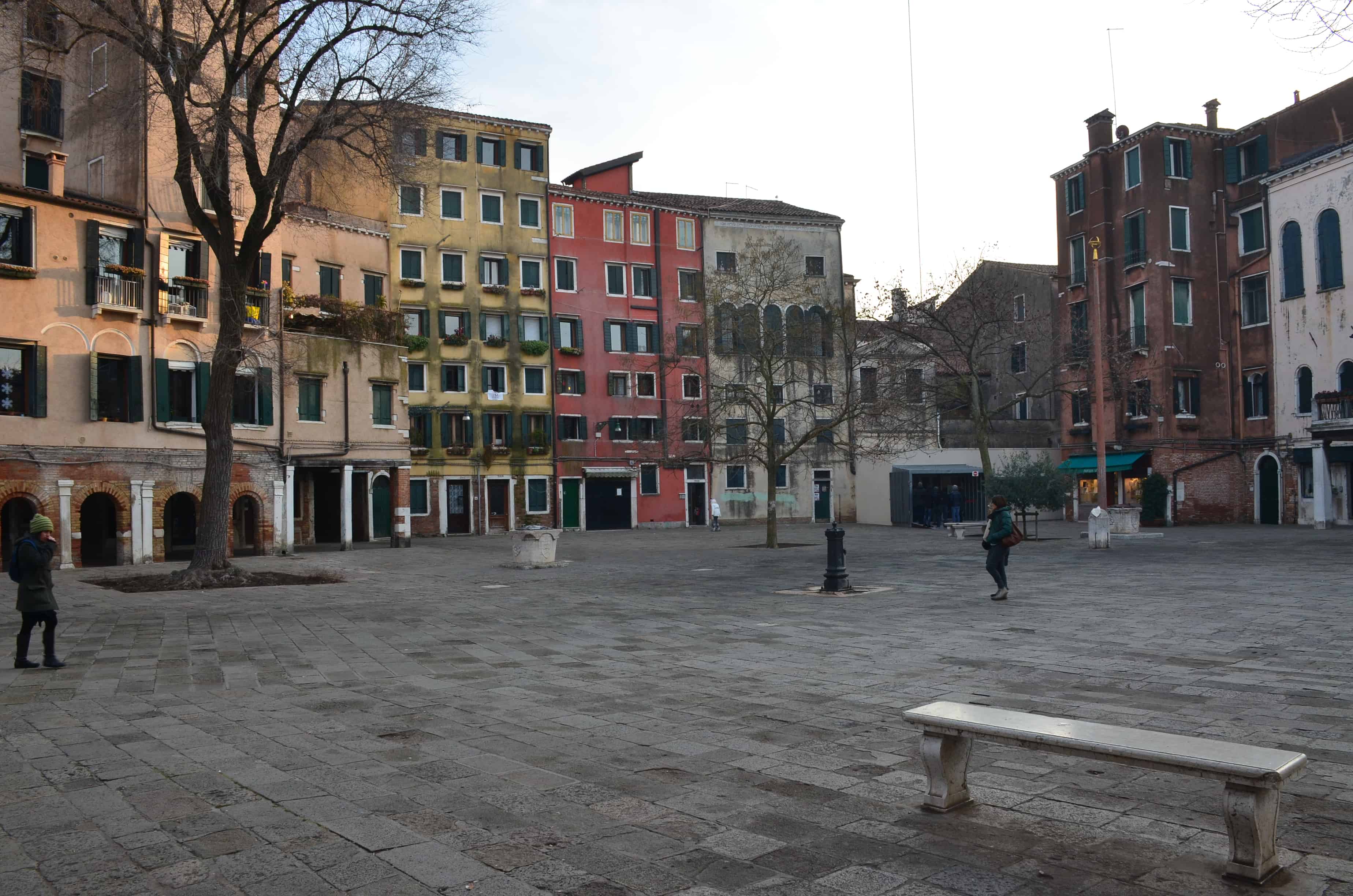 Campo di Ghetto Nuovo in Venice, Italy