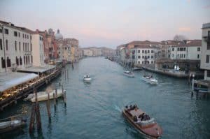 View from Ponte degli Scalzi in Venice, Italy