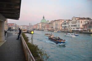 View from near Ponte della Costituzione in Venice, Italy