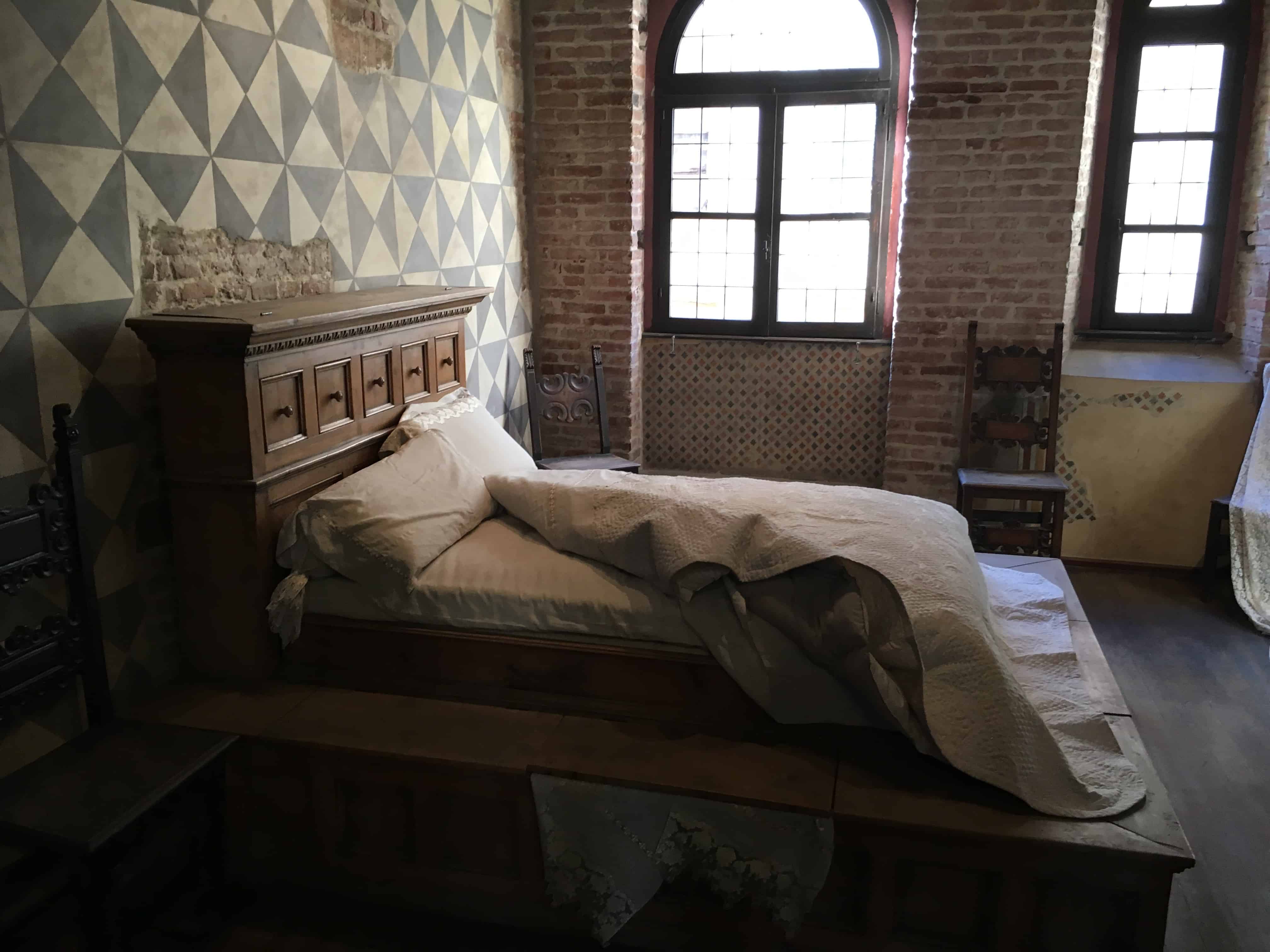 Bedroom at Juliet's House in Verona, Italy