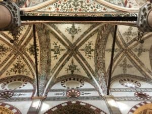 Ceiling at Basilica of Saint Anastasia in Verona, Italy