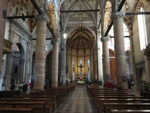 Basilica of Saint Anastasia in Verona, Italy