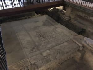Archaeological area at the Duomo di Verona, Italy