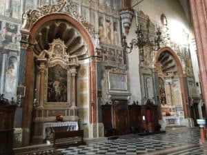 Side altars at the Duomo di Verona, Italy