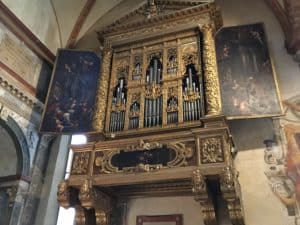 Pipe organ at the Duomo di Verona, Italy