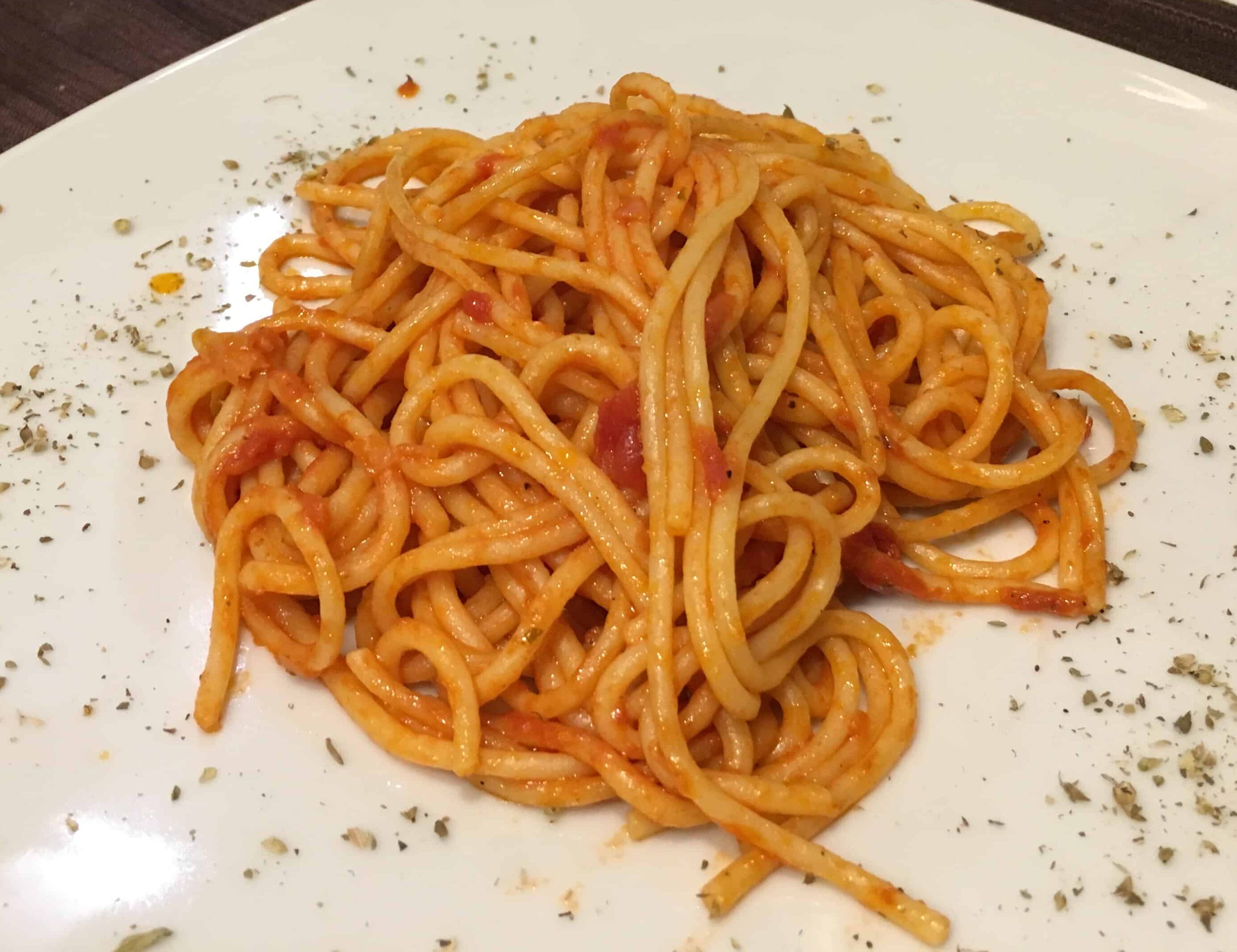 Spaghetti at Accademia Caffè