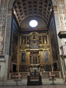 Side chapel at Basilica di Sant'Andrea in Mantua, Italy