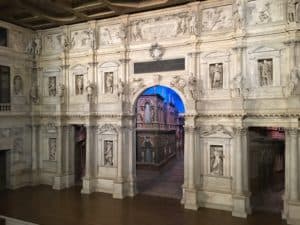 Stage at Teatro Olimpico in Vicenza, Italy