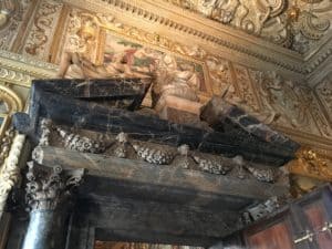 Sculptures by Alessandro Vittoria in the Sala dell'Anticollegio in the Palazzo Ducale in Venice, Italy