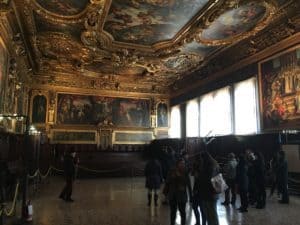 Sala del Senato at the Palazzo Ducale in Venice, Italy