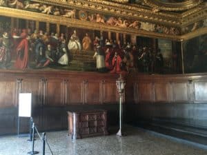 Sala del Consiglio dei Dieci at the Palazzo Ducale in Venice, Italy