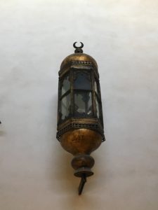Turkish lantern at the Armeria di Palazzo at the Palazzo Ducale in Venice, Italy