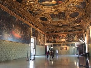 Sala dello Scrutinio in the Palazzo Ducale in Venice, Italy