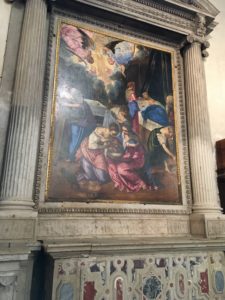 Birth of Saint John the Baptist by Tintoretto at Chiesa di San Zaccaria in Venice, Italy