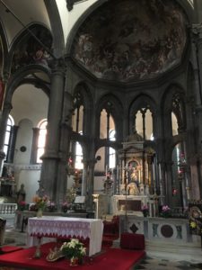 Altar at Chiesa di San Zaccaria in Venice, Italy