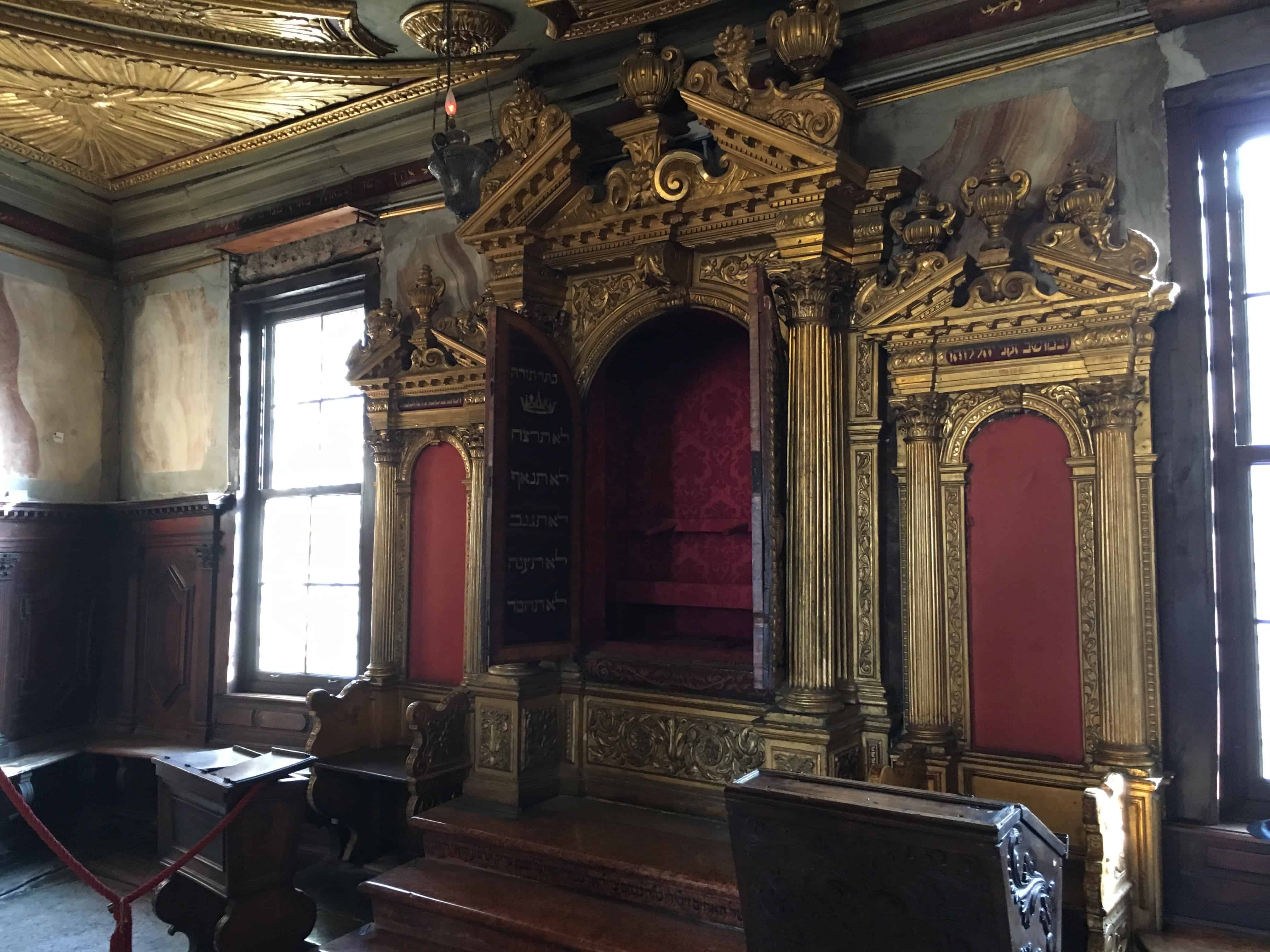Ark of the Great German Synagogue in Venice, Italy