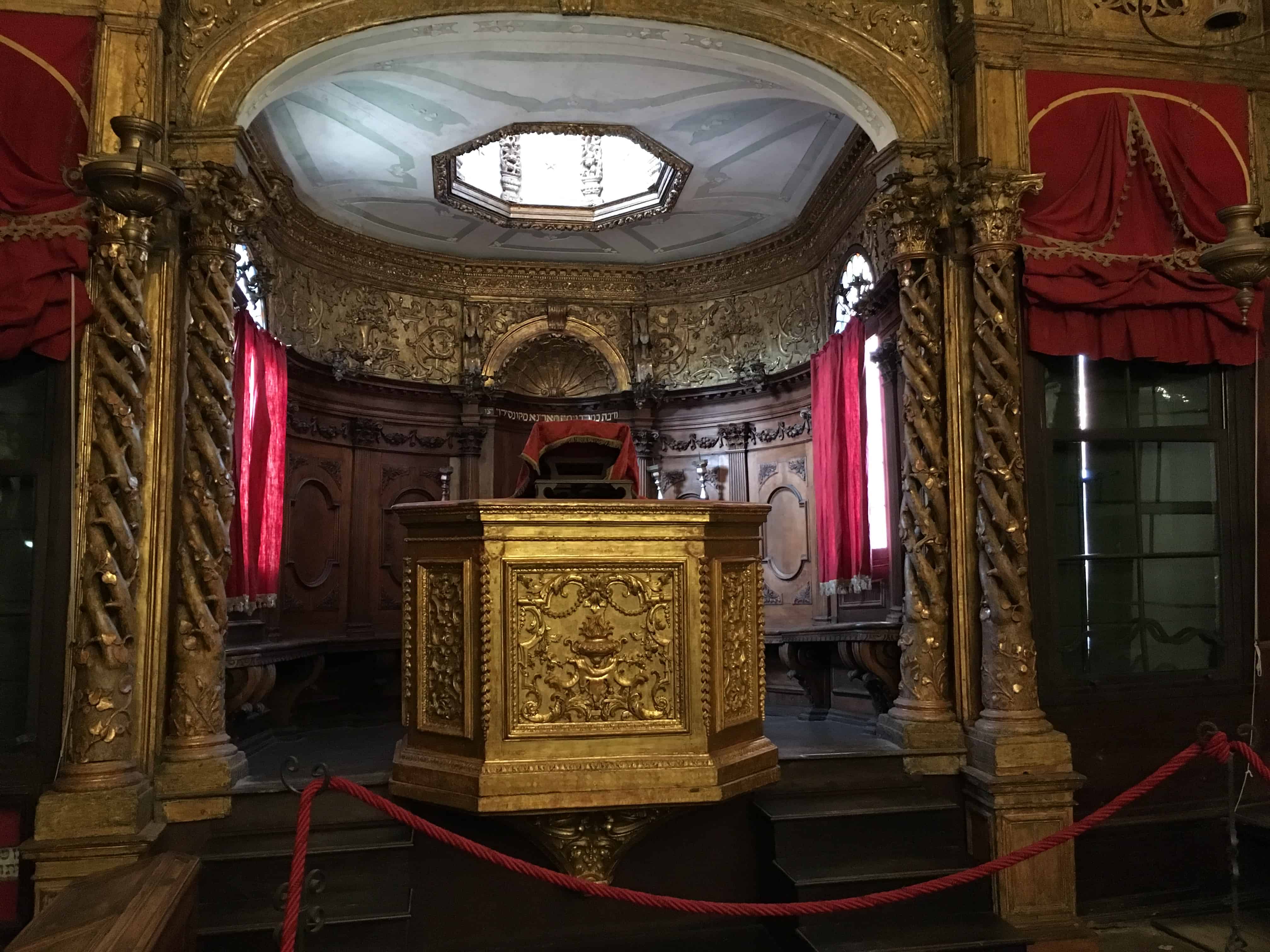 Bimah of the Canton Synagogue in Venice, Italy