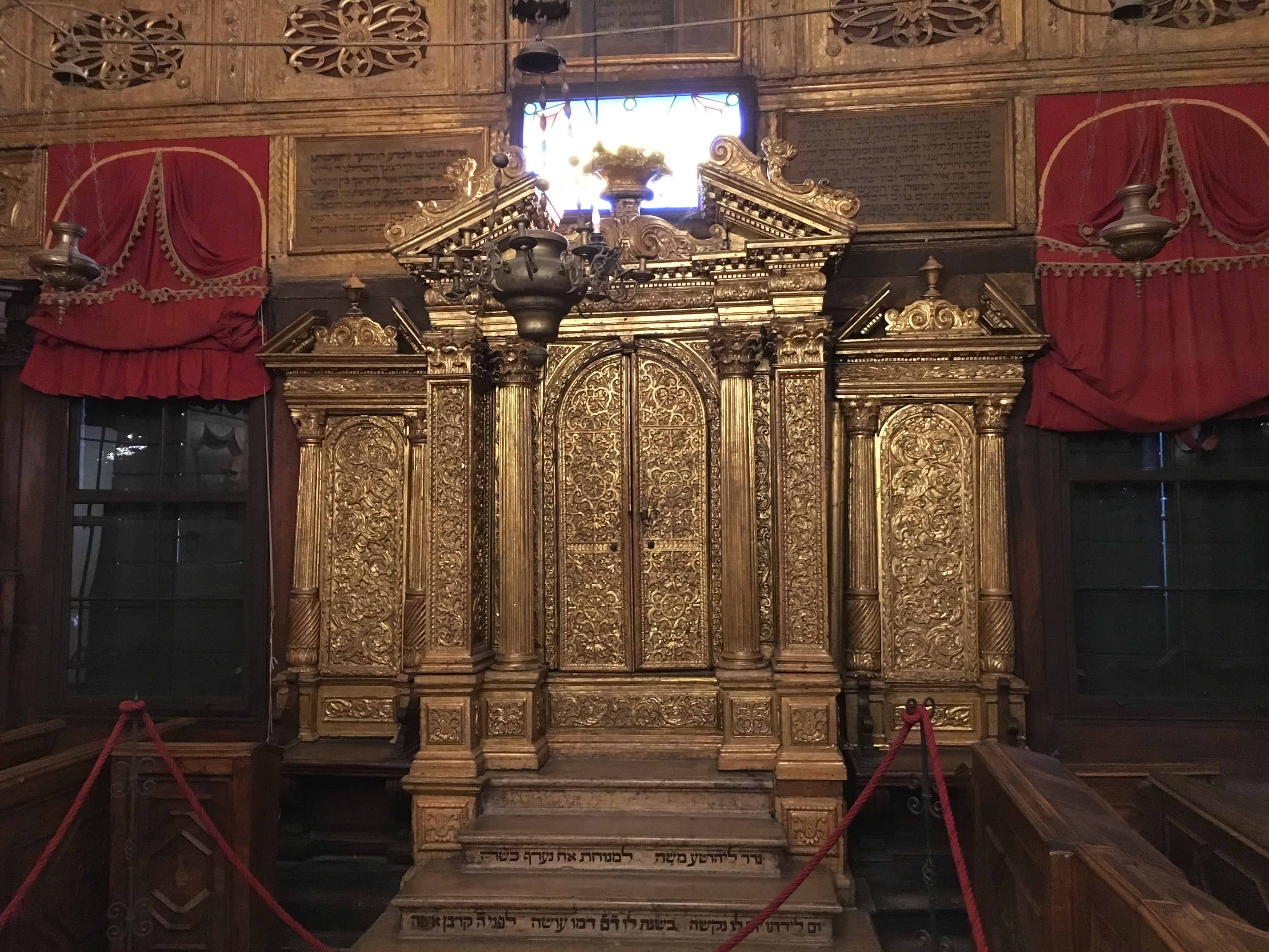 Ark of the Canton Synagogue in Venice, Italy
