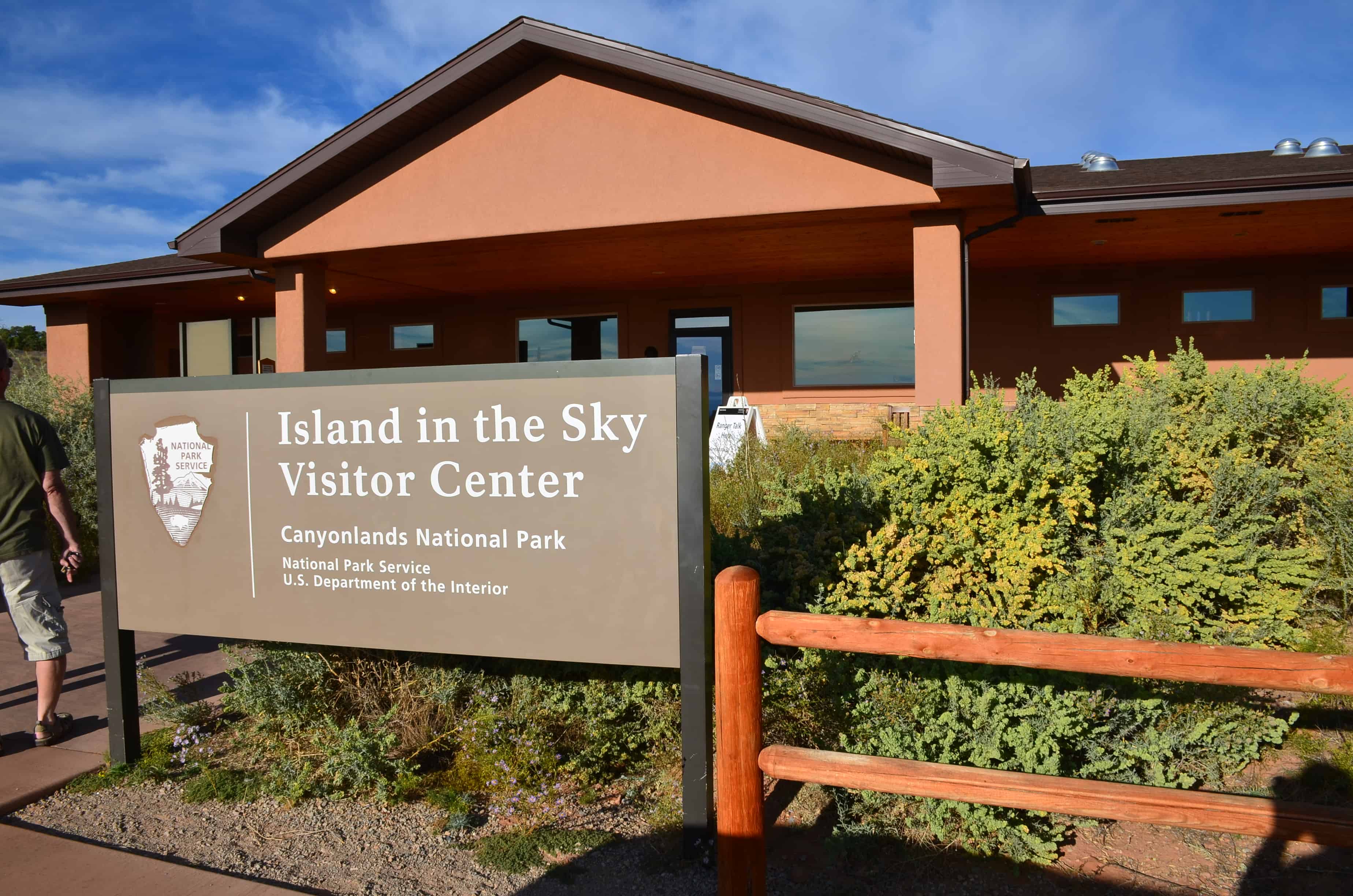 Island in the Sky visitor center at Canyonlands National Park in Utah